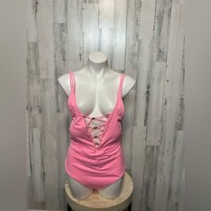 Pink swimsuit